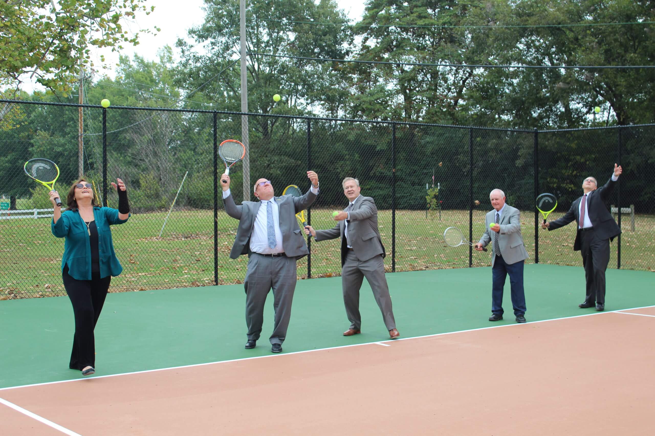 County puts tennis in its add court