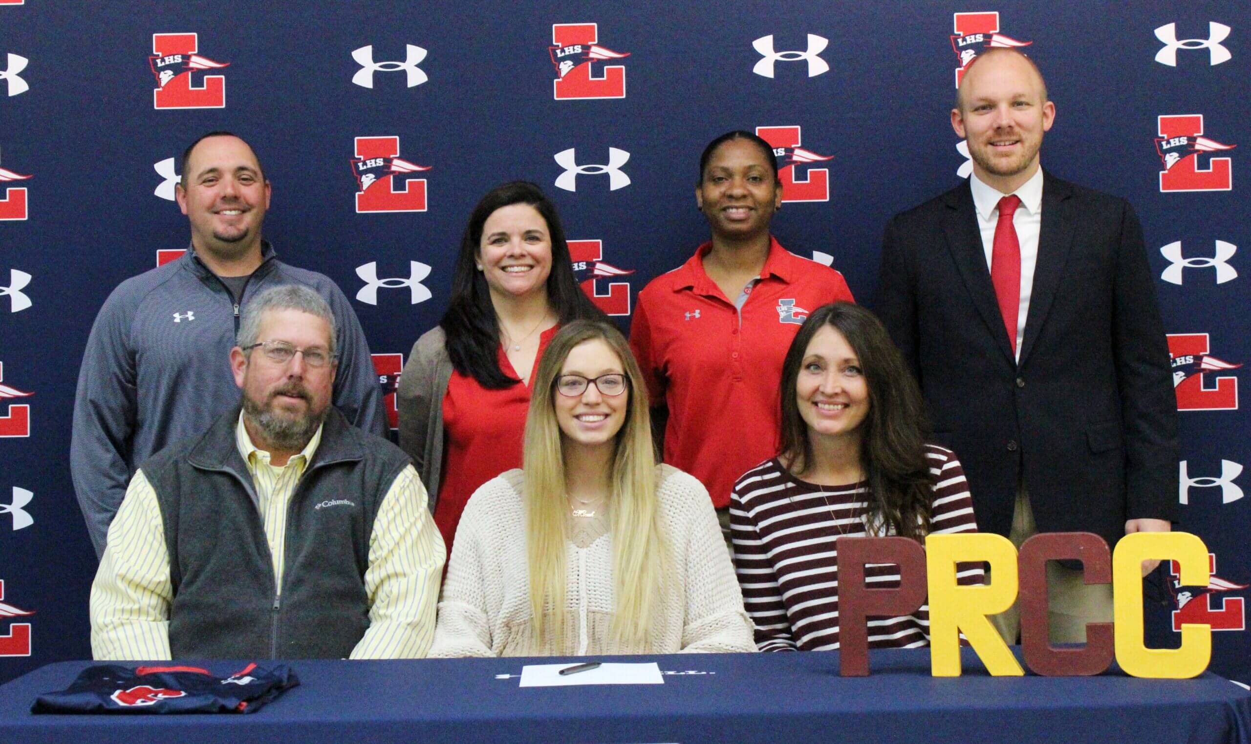 Lewisburg's Swift signs for Pearl River volleyball