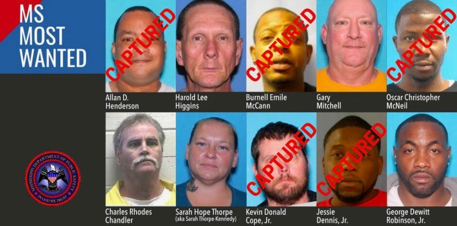 Suspects in custody after Mississippi’s  Most Wanted goes public