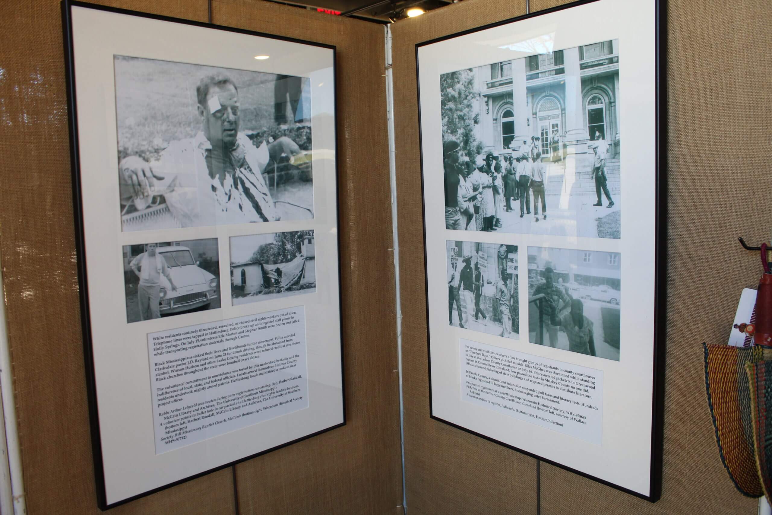 Freedom Summer of '64 and Murder in Neshoba exhibits on display