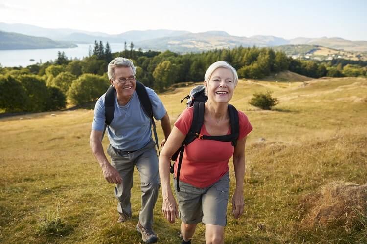 senior-couple-hiking