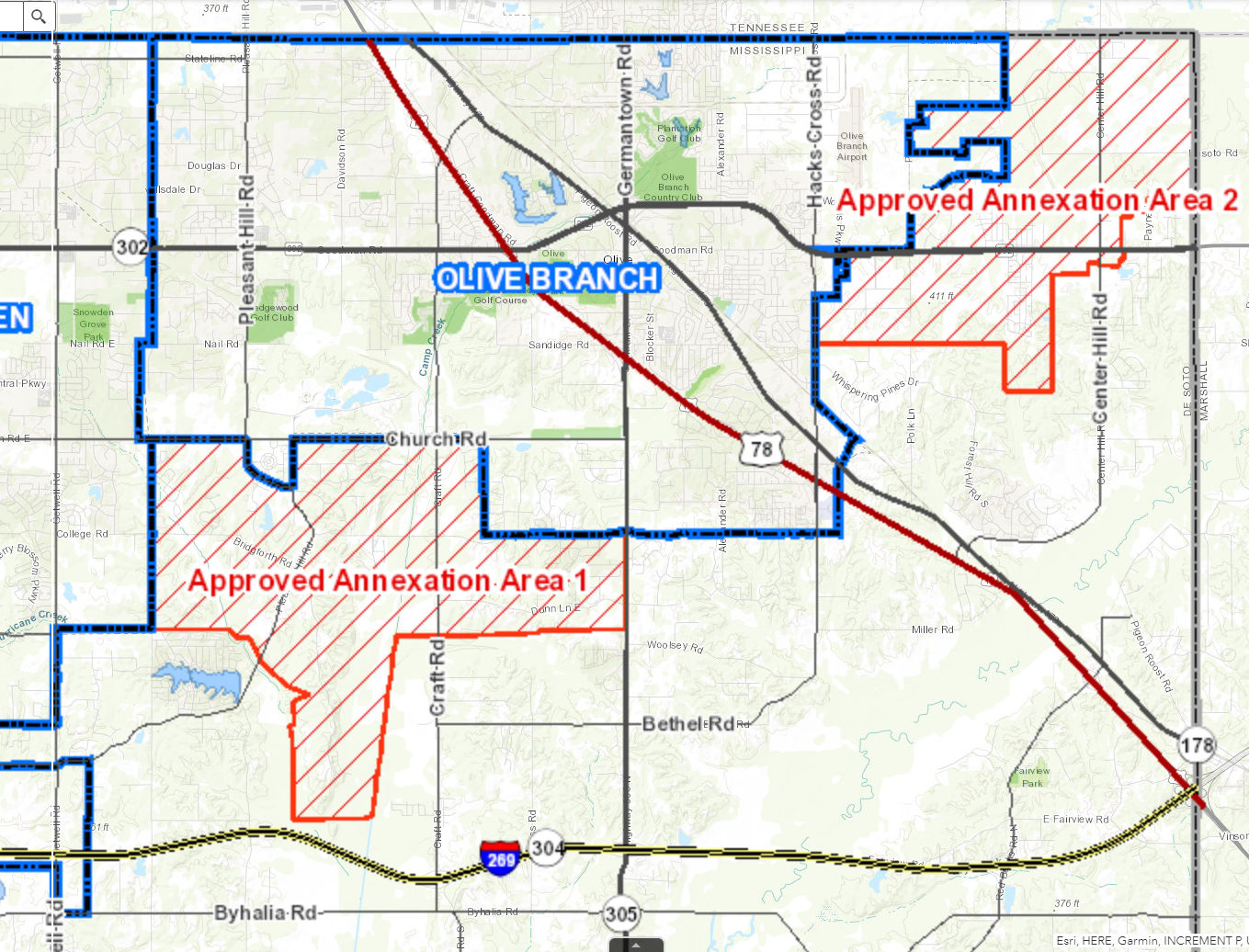 Olive Branch annexation in final process