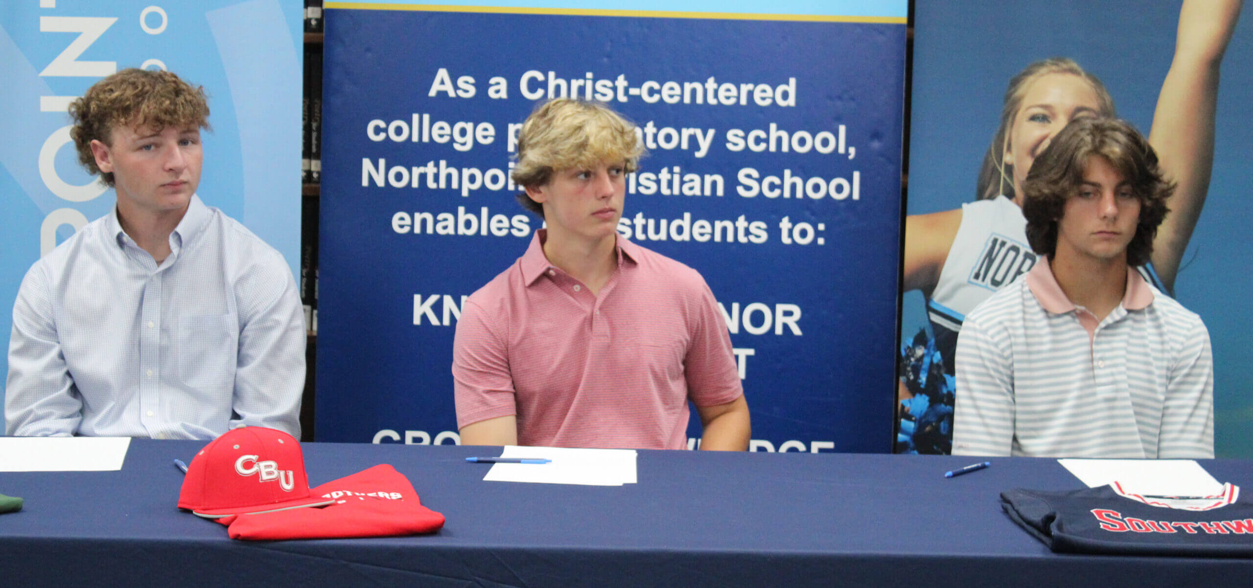 Northpoint baseball trio signs for college programs