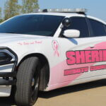 Deputies' cars are 'pinked out' for breast cancer