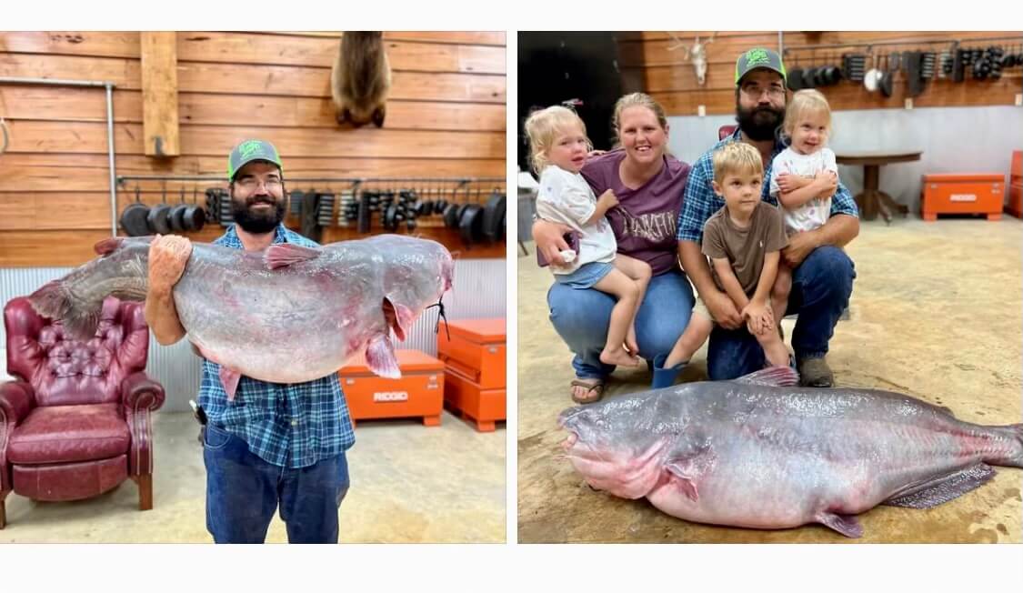 New Trophy Blue Catfish record set