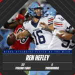 Rangers’ Hefley Named NJCAA Offensive Player of the Week