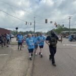 Torch run for Special Olympics