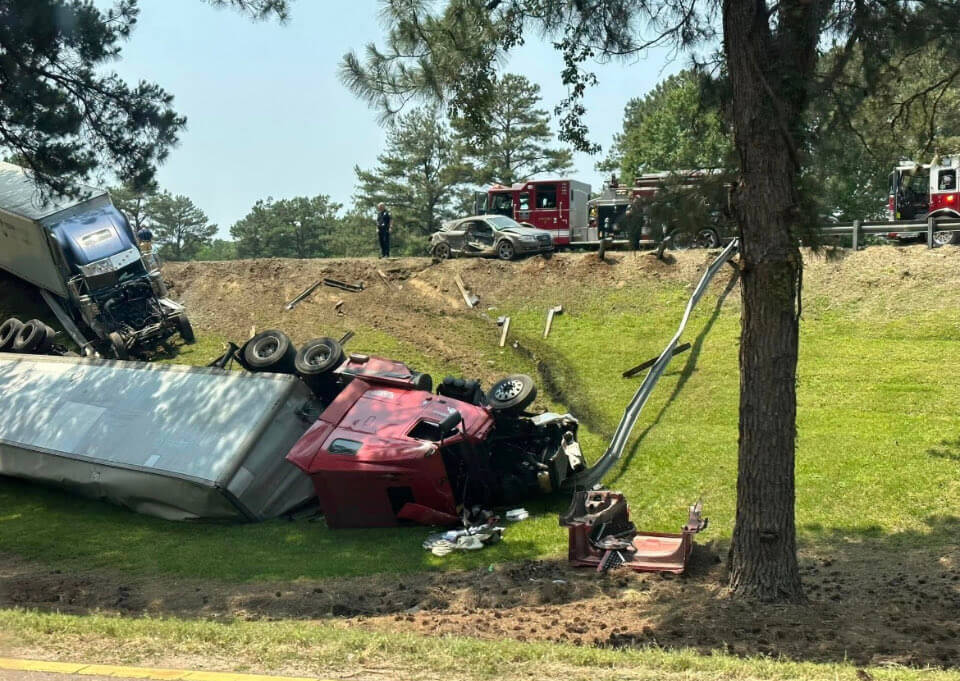 I-55 accident in Hernando