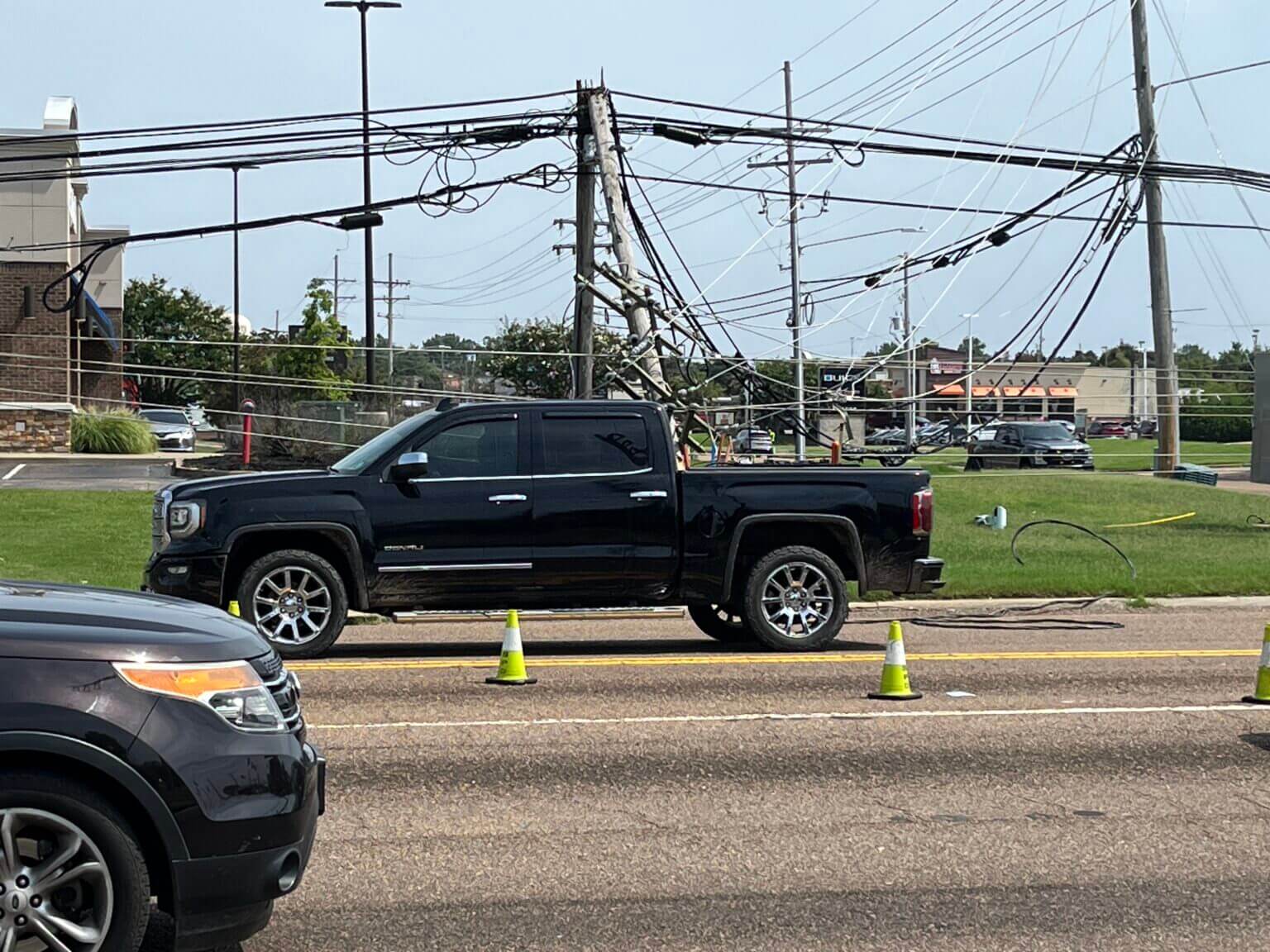 Power poles downed by dump truck - updated | DeSoto County News