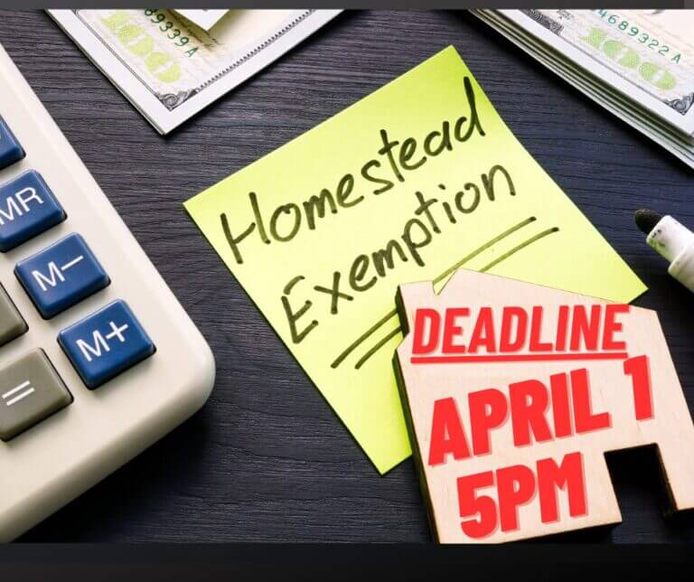 Homestead exemption deadline approaches DeSoto County News