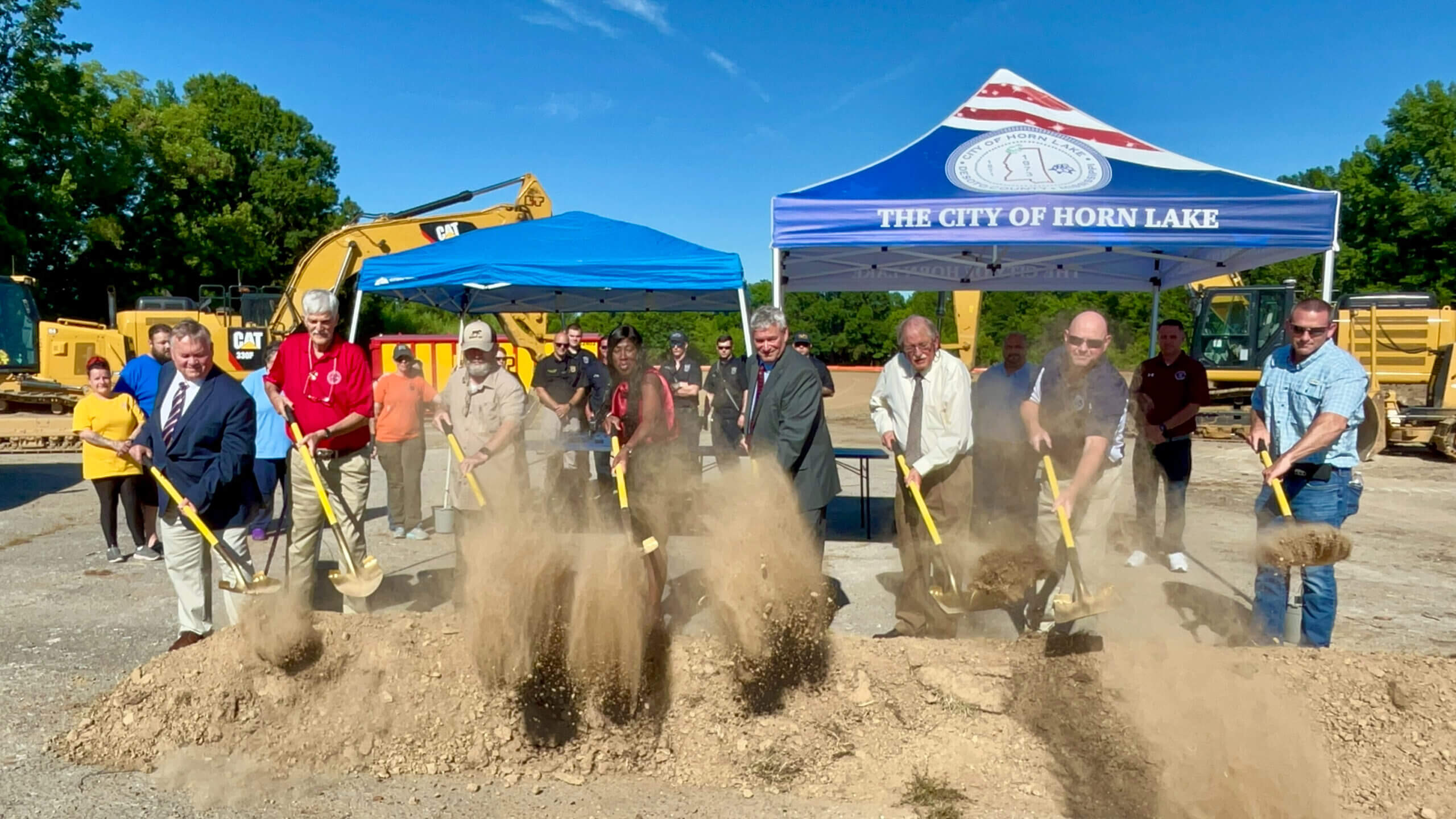 Horn lake animal shelter groundbreaking