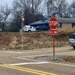 Swinnea Road stop sign