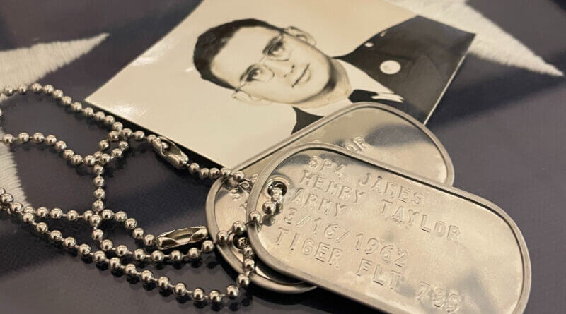 James Henry Taylor and Flying Tiger Line Flight 739 exhibit unveiled