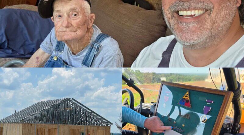 A 99-year-old WW2 veteran is getting a new home after he lost his in a Mississippi tornado earlier this year