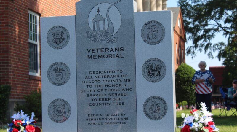 DeSoto County Veterans Memorial dedicated