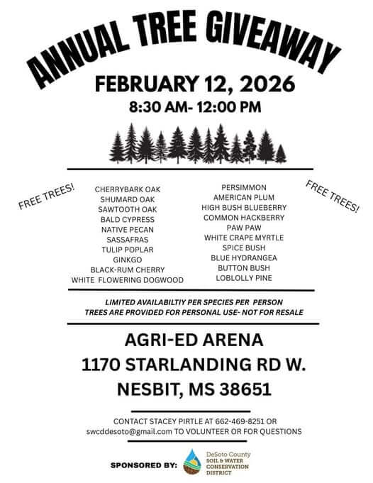DeSoto County tree giveaway