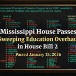What is in the Mississippi Education Reform Bill? County Republicans help pass measure in tight vote mississippi house bill 2
