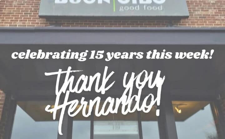 Buon Cibo marks 15th anniversary, credits community Happy 15th Anniversary! 😊🥳