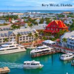 Promotional write-up highlights Key West sunsets, Duval Street Discover Key West, Florida, with its pastel sunsets and relaxed island vibes