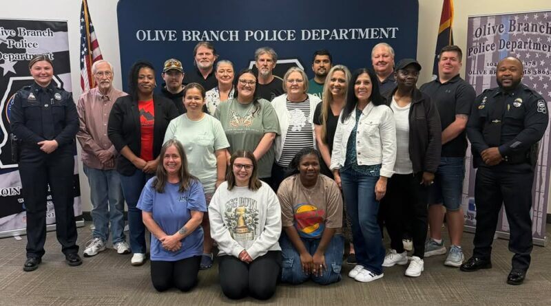 Olive Branch police show Taser training to Citizens’ Police Academy Photos from Olive Branch Police Department's post