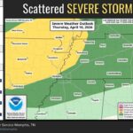 Slight severe-storm risk expands northeastward The Slight Risk for severe storms has been expanded northeastward