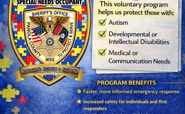Panola County Sheriff's Office launches special-needs program | DeSoto ...