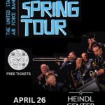 U.S. Air Force Band's Airmen of Note to play free April 26 concert, Heindl Center says Don't miss a free Sunday afternoon concert from the US Air Force Band Airmen of Note on Sunday, Apri