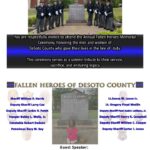 DeSoto County to hold Fallen Heroes Memorial May 1 DESOTO COUNTY FALLEN HEROES MEMORIAL CEREMONY