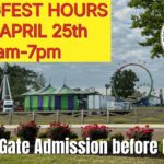 Springfest ends today with free entry until noon 🎡Today is the last day of SPRINGFEST