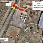 North gate closed; temporary entrance opens for fields 5-9 𝗠𝗼𝗻𝗱𝗮𝘆 𝟰/𝟮𝟳: The north gate has been closed and a temporary entrance/exit has been installed