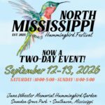 North Mississippi Hummingbird Festival announced for Snowden Grove Park SAVE THE DATE!