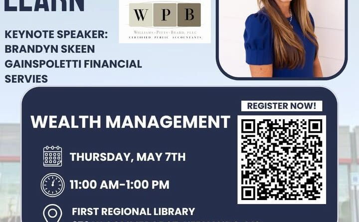 We are ready for our next Lunch & Learn event in May!