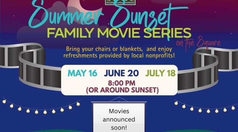 Batesville Main Street to host summer family movie series on square Movie series on the square!