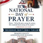 DeSoto County, Hernando to mark 75th National Day of Prayer Thursday Tomorrow is the 75th annual National Day of Prayer and we are blessed to have the freedom to pray if