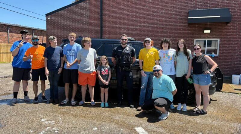 Olive Branch Police Officer Supports Community Youth Event Photos from Olive Branch Police Department's post