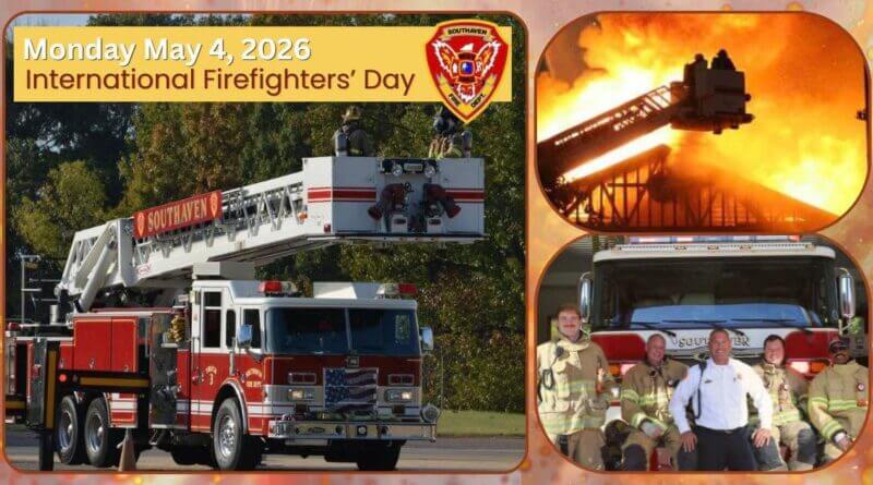 Fire Department Honors Firefighters on International Firefighters’ Day Today is International Firefighters’ Day