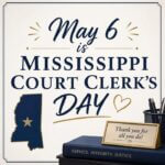 Officials Praise Municipal Court Clerk Thomas Mastin on Mississippi Court Clerk's Day Today is Mississippi Court Clerk's Day and our Municipal Court Clerk, Thomas Mastin, and his staff a