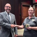 Olive Branch meter reader honored after saving colleague Ken Adams, Olive Branch Mayor and the Board of Aldermen recognized Meter Reader Supervisor, Sherrie