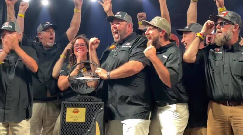 Olive Branch officials congratulate pitmaster Heath Riles on Memphis in May repeat Ken Adams, Olive Branch Mayor, the Board of Aldermen, and all of us at the City of Olive Branch cong