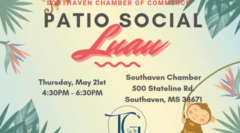 Southaven Chamber hosts luau-themed patio social to kick off summer 🌺🌴 It’s time to turn up the island vibes!