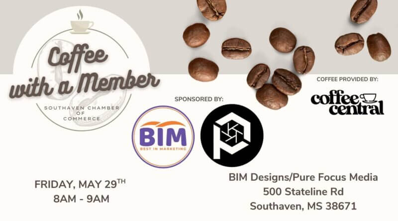☕ Come grab a cup of coffee and make some connections with us at Coffee with a Member!