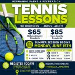 Summer tennis registration closes tomorrow Registration deadline is tomorrow!