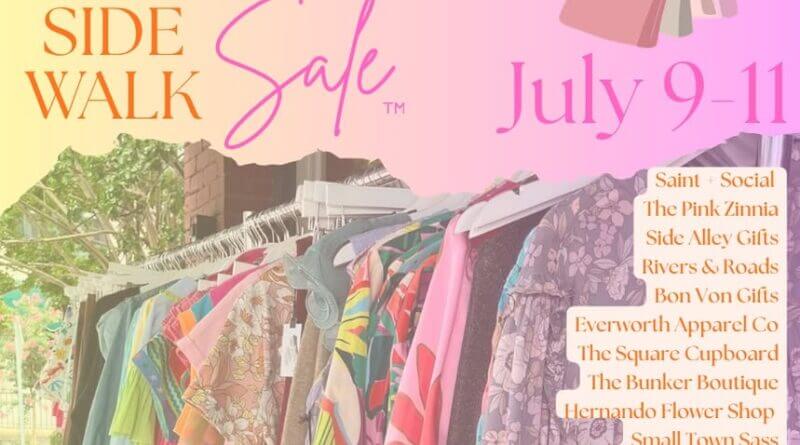 Hernando summer sidewalk sale returns July 9-11 MARK YOUR CALENDARS for the hottest deals of the year🔥Hernando Summer Sidewalk Sale is back this yea