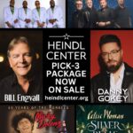 Heindl Center releases full Fall 2026 schedule, offers 10% off ticket package The Heindl Center for the Performing Arts' full fall schedule is OUT!