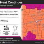 Olive Branch converts extreme heat watch to areawide heat advisory through 8 p.m. Friday Ken Adams, Olive Branch Mayor