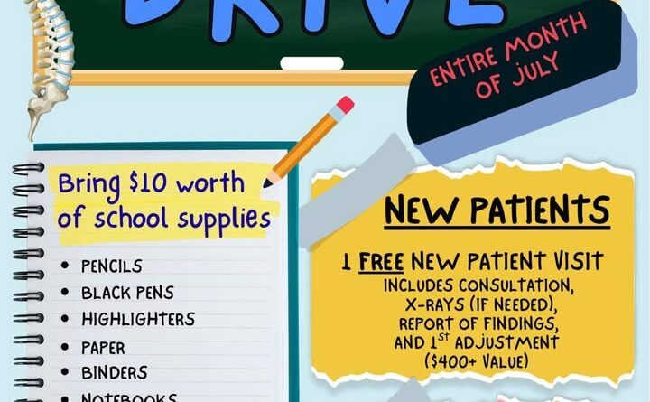 📚 It's Back-to-School Supply Drive Time!