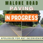 Malone Road resurfacing continues from Stateline Road to Goodman Road Malone Road resurfacing from Stateline Road south to Goodman Road continues today!