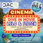 DeSoto Athletic Club to host free poolside screening of "Lilo & Stitch" FREE Movie Night at DAC Southaven!