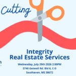 Integrity Real Estate Services to hold ribbon cutting in Southaven **TOMORROW**