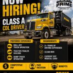 Prime Manufacturing Services seeks Class A CDL drivers Prime Manufacturing Services is hiring!